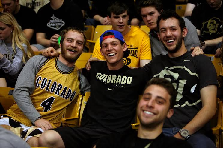 Murray with the C-Unit basketball fan group